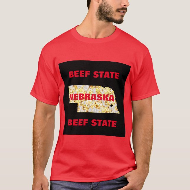 NEBRASKA-RINDFLEISCH-STAAT T-Shirt (Vorderseite)