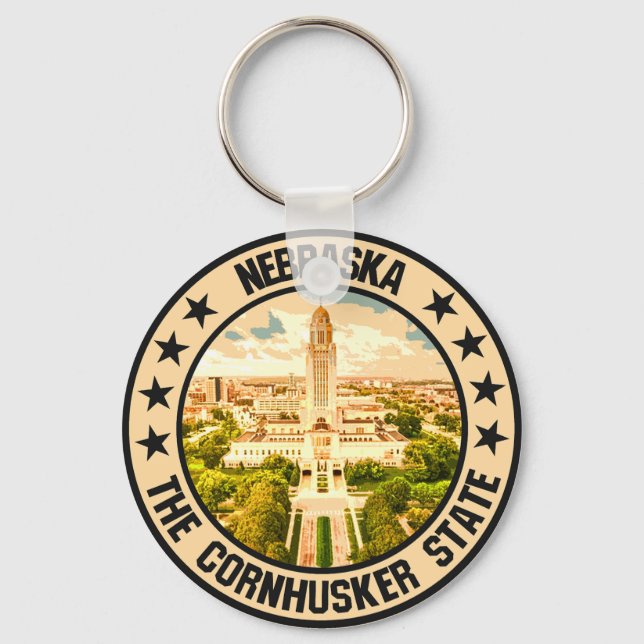 Nebraska Schlüsselanhänger (Vorderseite)