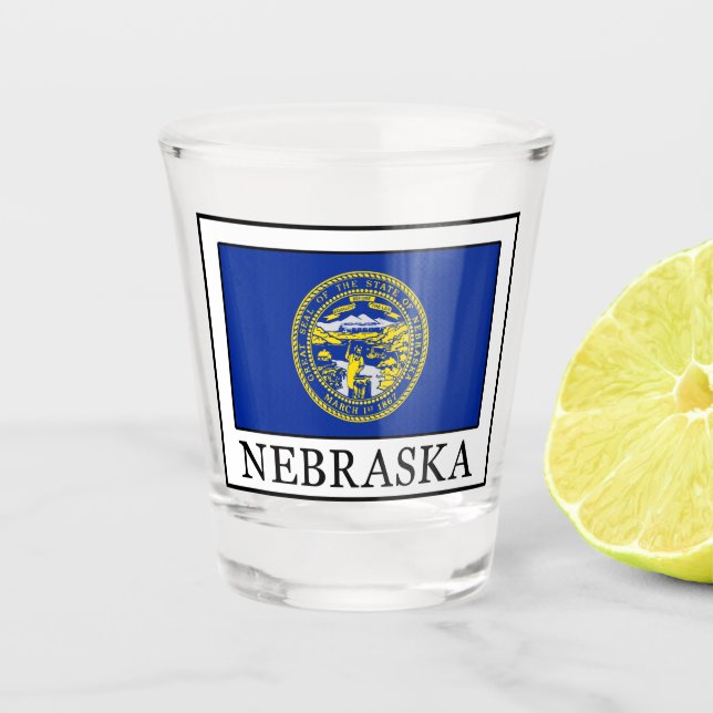 Nebraska Schnapsglas (Vorderseite)