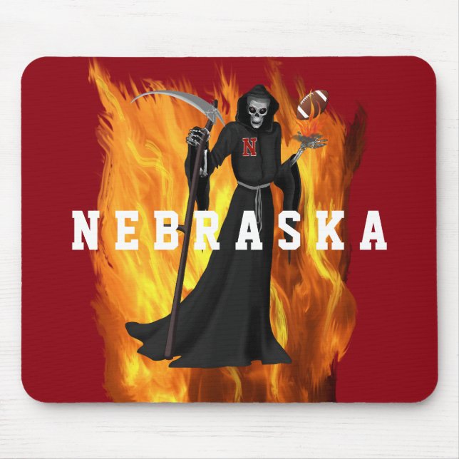 Nebraska-Sensenmann Mousepad (Vorne)