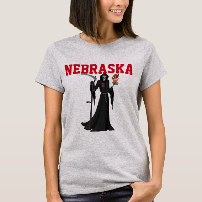 Nebraska-Sensenmann T-Shirt (Vorderseite)