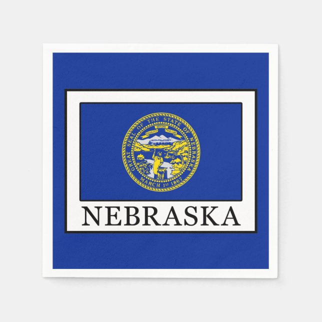 Nebraska Serviette (Vorderseite)