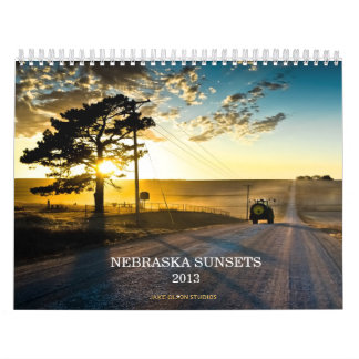 Nebraska-Sonnenuntergänge 2013 Kalender