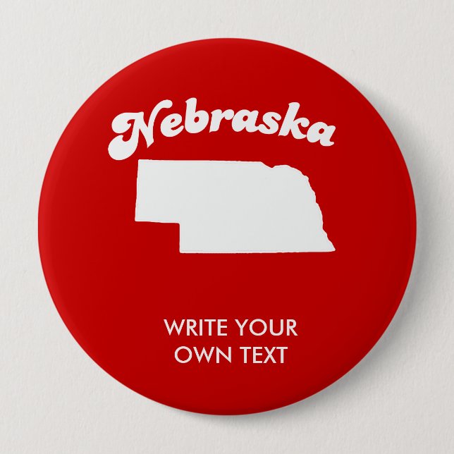 NEBRASKA-STAATS-MOTTO-T - SHIRT T - Shirt Button (Vorderseite)