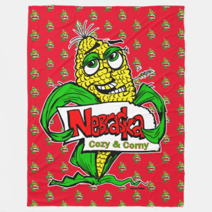 "Nebraska-Staatsstolz Fleecedecke