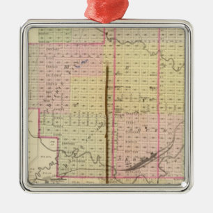 Nebraska-Stadt, Nebraska Ornament Aus Metall