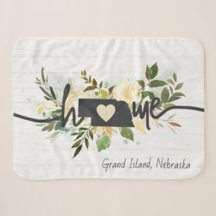 Nebraska State Personalisiert Ihre Heimatstadt Rus Sherpadecke