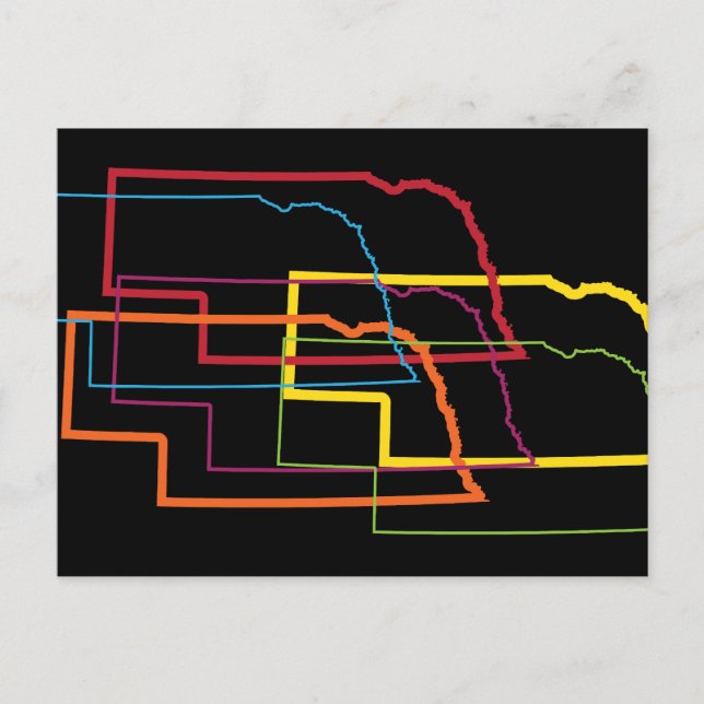 Nebraska-Stolz Postkarte (Vorderseite)