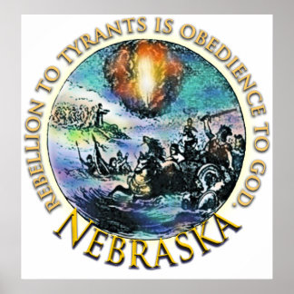 Nebraska-Tee-Party-Plakate Poster