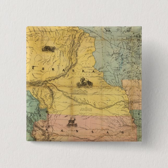 Nebraska und Kansas 2 Button (Vorderseite)