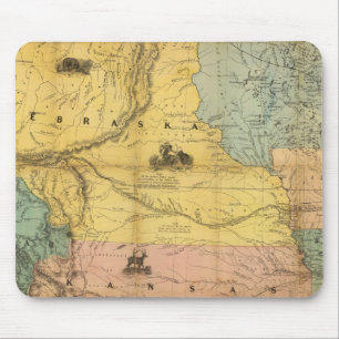 Nebraska und Kansas 2 Mousepad