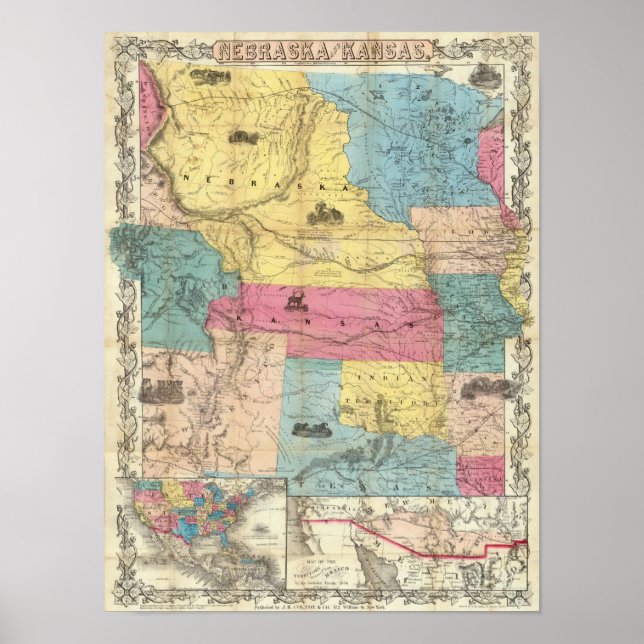 Nebraska und Kansas 3 Poster (Vorne)