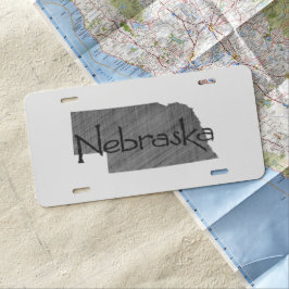 Nebraska US Nummernschild
