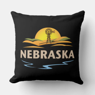Nebraska USA Kissen
