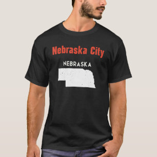 Nebraska Usa Staat Amerika Reisen Nebraskan Nebras T-Shirt