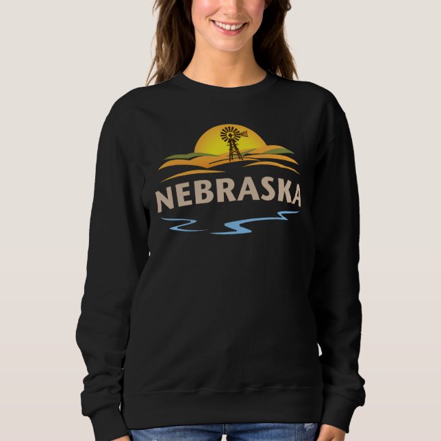 Nebraska USA Sweatshirt (Vorderseite)
