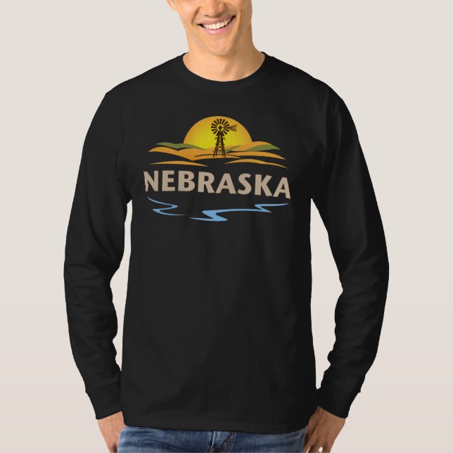 Nebraska USA T-Shirt (Vorderseite)