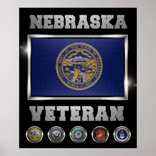 Nebraska Veteran Poster (Vorne)