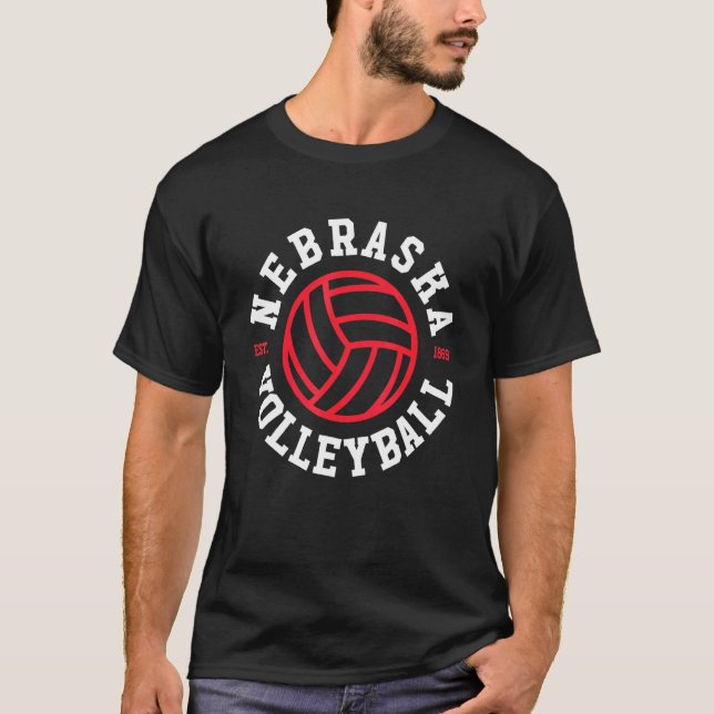 Nebraska Volleyball-T-Shirts T-Shirt (Vorderseite)