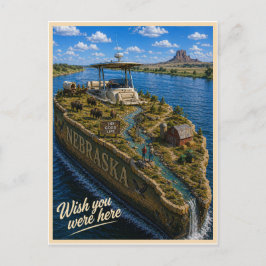 Nebraska | Wish You Were Here | State Series Postkarte