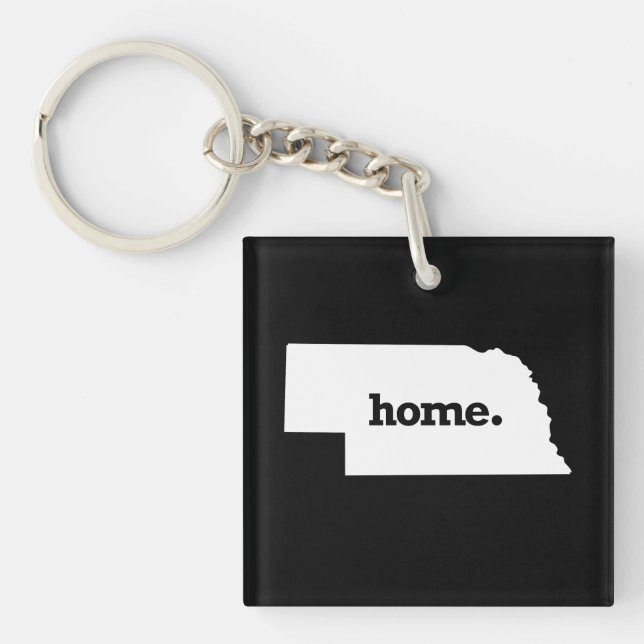 NEBRASKA ZUHAUSE STAAT -.png Schlüsselanhänger (Vorderseite)
