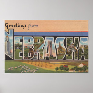 NebraskaLarge Buchstabe ScenesNebraska Poster