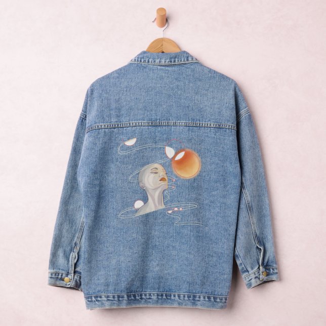 Nebula Attack und galaktische Perlenkette Jeansjacke (Hangar)
