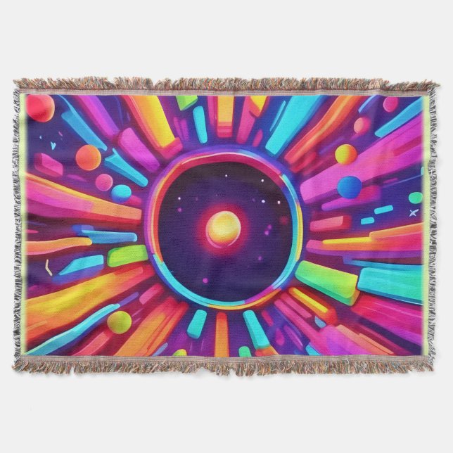 Nebula Burst: Kosmisches Kaleidoskop Decke (Vorderseite)