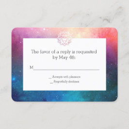 Nebula & Chakra Rsvp Card
