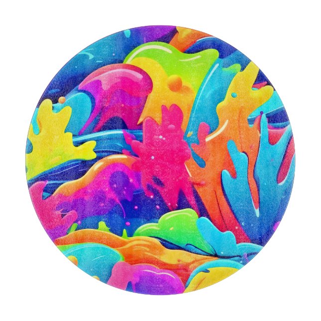Nebula der Farben Schneidebrett (Vorderseite)