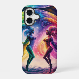 Nebula Dreams Fantasy Cosmic Rainbow Lovers iPhone 16 Hülle