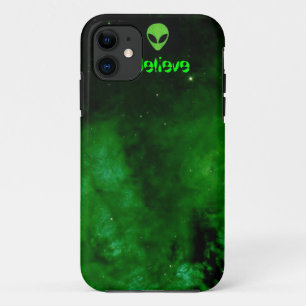 Nebula en Alien Green iPhone 5 coque