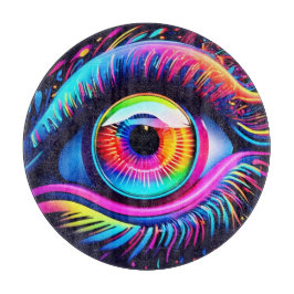 Nebula Eye Art Schneidebrett