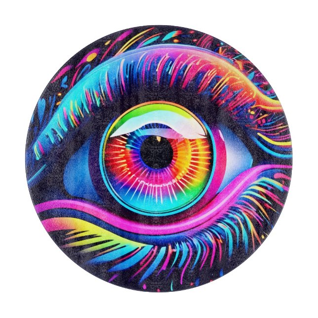 Nebula Eye Art Schneidebrett (Vorderseite)