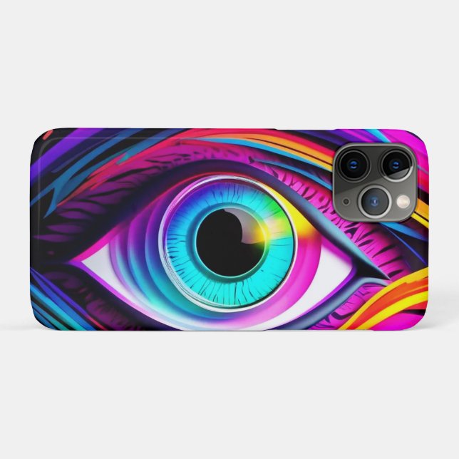Nebula Eye Design Case-Mate iPhone Hülle (Rückseite (Horizontal))