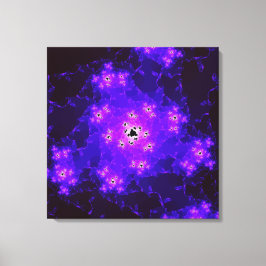Nebula Fraktal Canvas Print Leinwanddruck