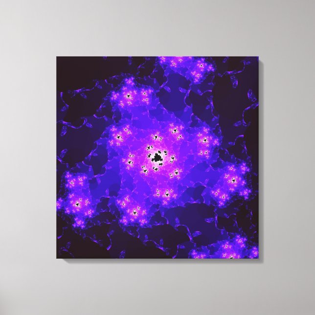 Nebula Fraktal Canvas Print Leinwanddruck (Vorderseite)