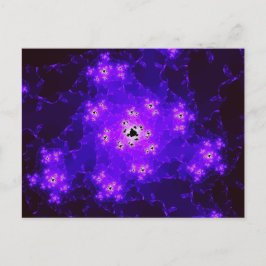 Nebula Fraktal Postkarte