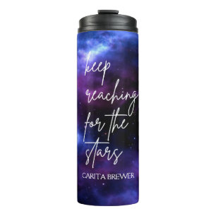 Nebula Galaxy Inspiration Thermal Tumbler Thermosbecher