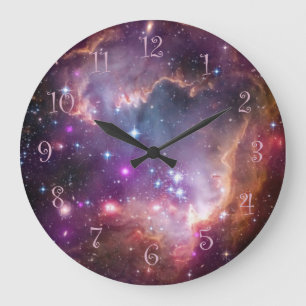 Nebula Große Wanduhr