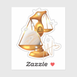 Nebula Libra Venus Zodiac Aufkleber