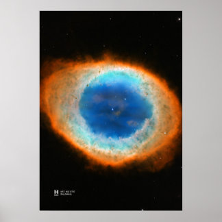 Nebula. M57, NGC 6720 - Poster