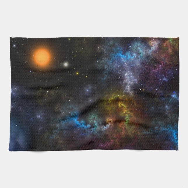 Nebula Menagerie Geschirrtuch (Horizontal)