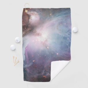 Nebula orion Astronomie Blau Rosa Kosmos Sterne Golfhandtuch