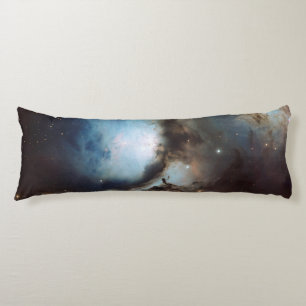 Nebula Orion Astronomisch blau-braune beige Sterne Seitenschläferkissen