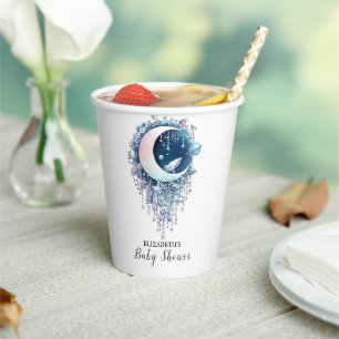 Nebula Outerspace Stars Babydusche Pappbecher