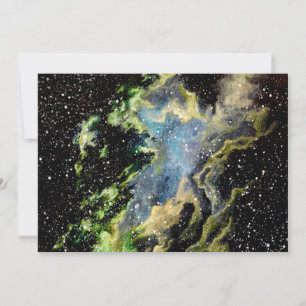 Nebula Painting Grußkarte Karte