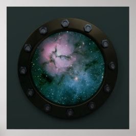 Nebula Porthole Poster