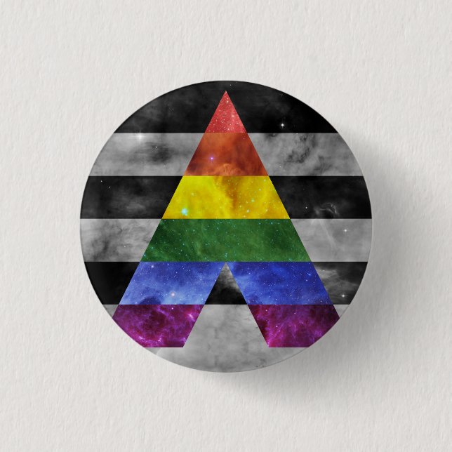 Nebula Pride Badge Ally Button (Vorderseite)
