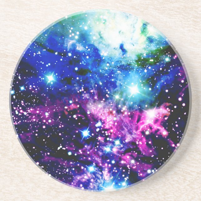 Nebula Sandstein Untersetzer (Vorne)